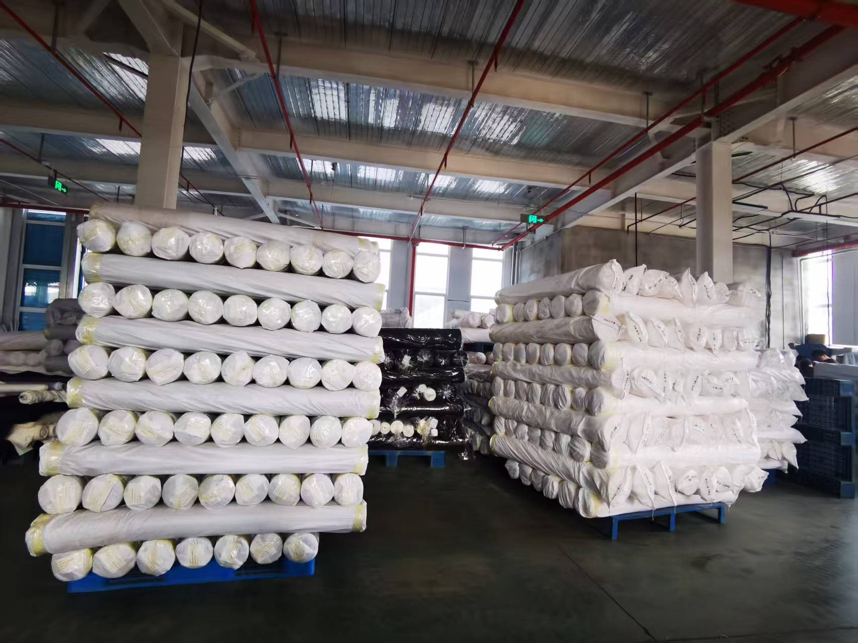 Finished fabric rolls