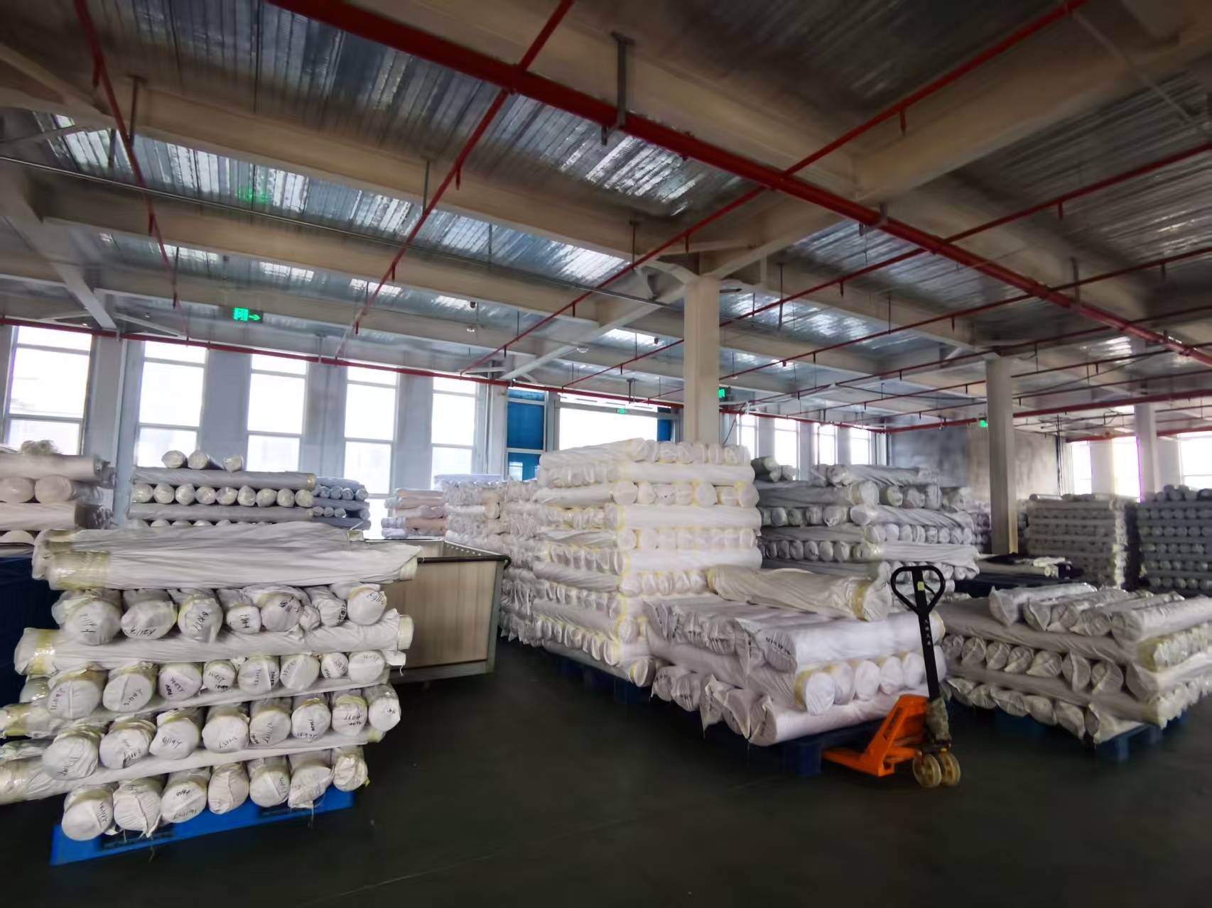 Greige PV fabric rolls
